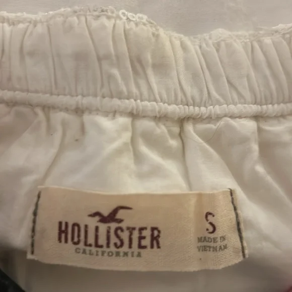 Vintage Hollister cream sparkly sequined lace skirt, size small - Picture 3 of 6